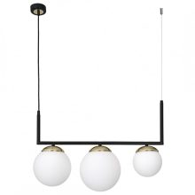 Pendant lamp SPARTA BLACK / GOLD 3xE14