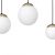 Pendant lamp SPARTA BLACK / GOLD 3xE14