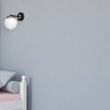Wall lamp SPARTA BLACK / GOLD 1xE14