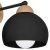 Wall lamp DAMA BLACK 1xE27