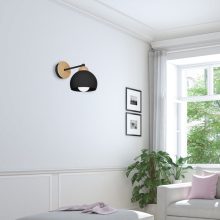 Wall lamp DAMA BLACK 1xE27