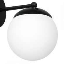 Wall lamp LIMA BLACK 1xE14