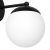 Wall lamp LIMA BLACK 1xE14