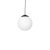 Pendant lamp LIMA BLACK 1xE27