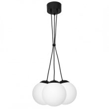 Pendant lamp LIMA BLACK 3xE14