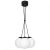 Pendant lamp LIMA BLACK 3xE14