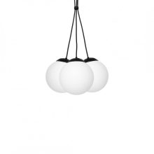Pendant lamp LIMA BLACK 3xE14