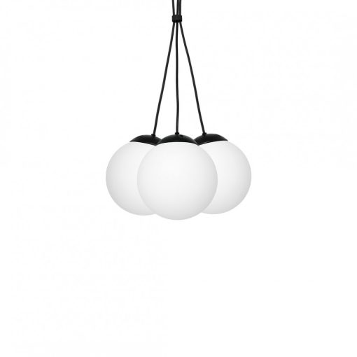 Pendant lamp LIMA BLACK 3xE14