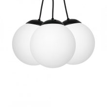 Pendant lamp LIMA BLACK 3xE14