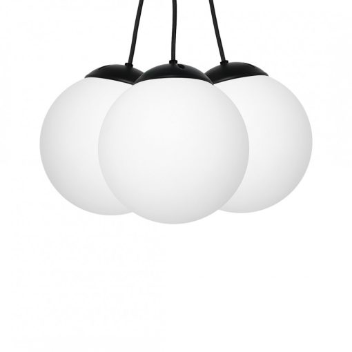 Pendant lamp LIMA BLACK 3xE14