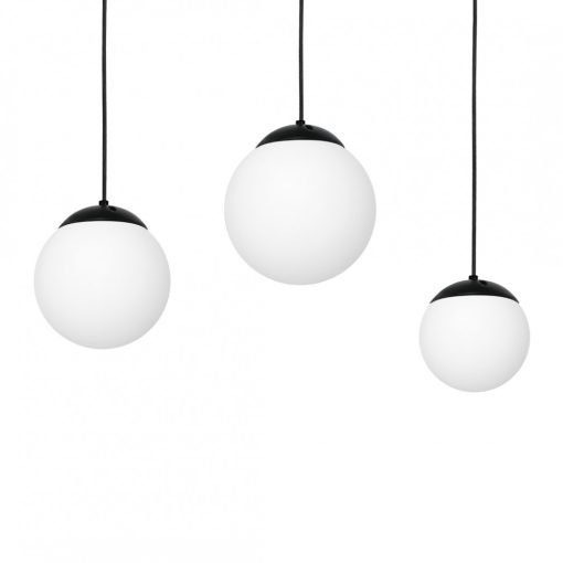 Pendant lamp LIMA BLACK 3xE14
