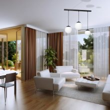 Pendant lamp LIMA BLACK 3xE14