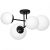 Ceiling lamp LIMA BLACK 4xE14