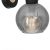 Wall lamp OMEGA BLACK/GOLD 1xE27