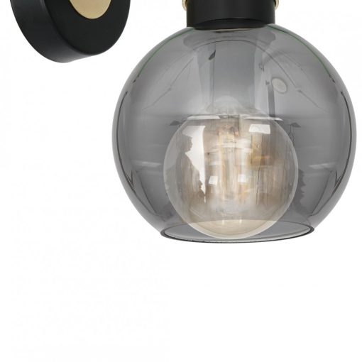 Wall lamp OMEGA BLACK/GOLD 1xE27