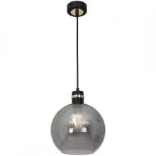 Pendant lamp OMEGA BLACK/GOLD 1xE27