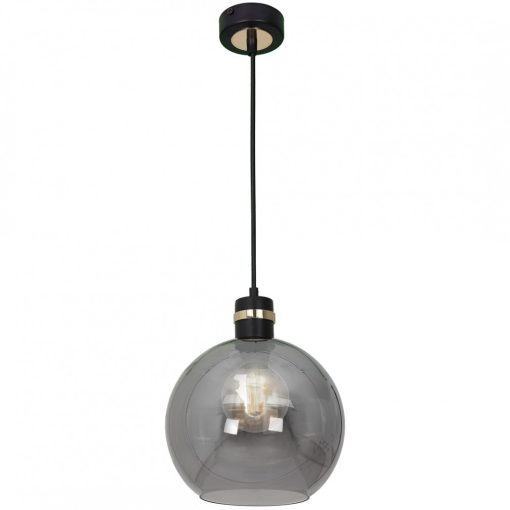 Pendant lamp OMEGA BLACK/GOLD 1xE27