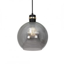 Pendant lamp OMEGA BLACK/GOLD 1xE27