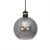 Pendant lamp OMEGA BLACK/GOLD 1xE27