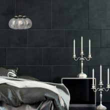 Pendant lamp OMEGA BLACK/GOLD 3xE27