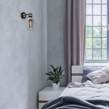 Wall lamp RICHMOND BLACK / GOLD 1xE27