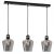 Pendant lamp RICHMOND BLACK / GOLD 3xE27  Listwa