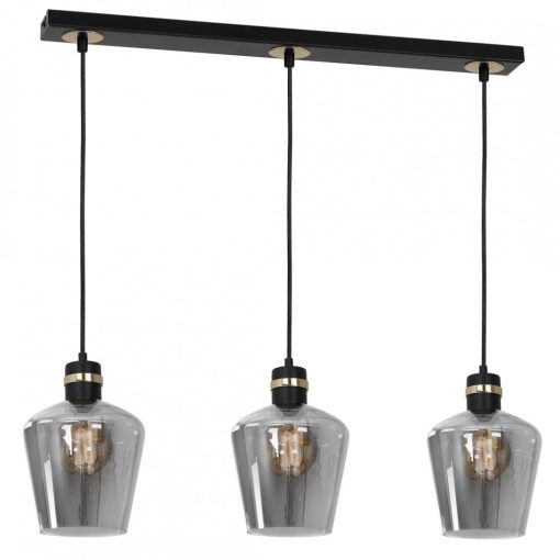 Pendant lamp RICHMOND BLACK / GOLD 3xE27  Listwa