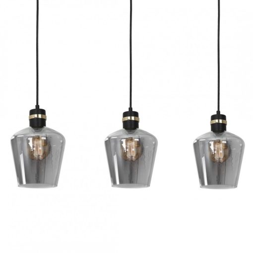 Pendant lamp RICHMOND BLACK / GOLD 3xE27  Listwa