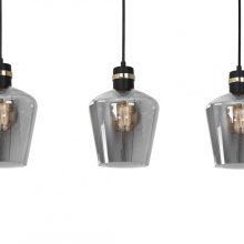 Pendant lamp RICHMOND BLACK / GOLD 3xE27  Listwa