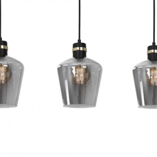 Pendant lamp RICHMOND BLACK / GOLD 3xE27  Listwa