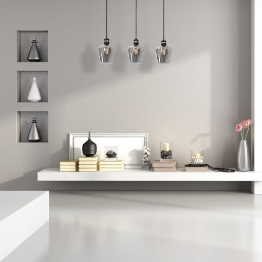 Pendant lamp RICHMOND BLACK / GOLD 3xE27  Listwa