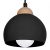 Pendant lamp DAMA BLACK 1xE27