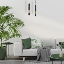 Pendant lamp DALLAS GOLD 1x miniGU10