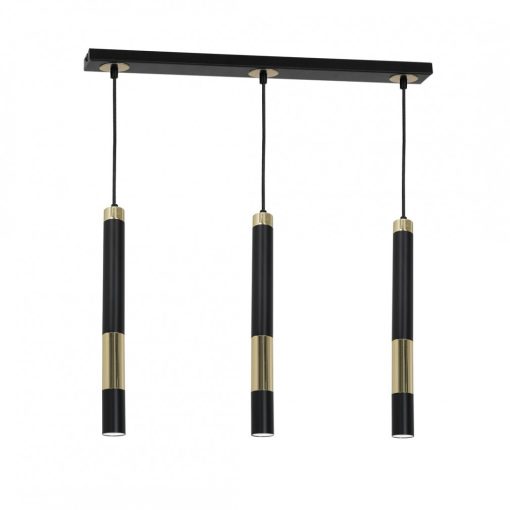 Pendant lamp DALLAS GOLD 3x miniGU10