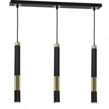 Pendant lamp DALLAS GOLD 3x miniGU10