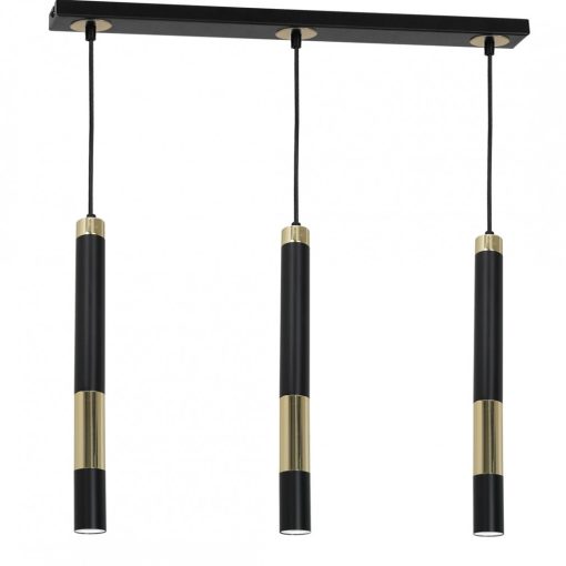 Pendant lamp DALLAS GOLD 3x miniGU10