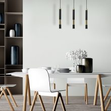 Pendant lamp DALLAS GOLD 3x miniGU10