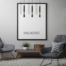 Pendant lamp DALLAS GOLD 3x miniGU10