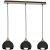 Pendant lamp DAMA BLACK 3xE27