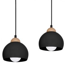 Pendant lamp DAMA BLACK 3xE27