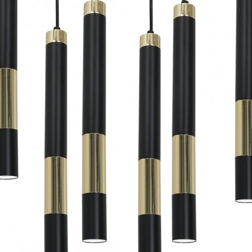 Ceiling  lamp DALLAS GOLD 8x miniGU10