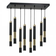 Ceiling  lamp DALLAS GOLD 8x miniGU10