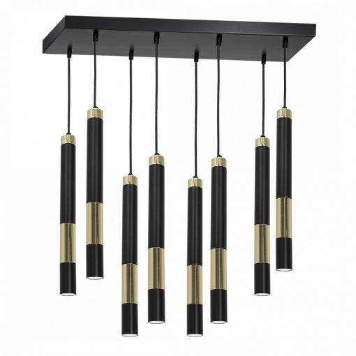 Ceiling  lamp DALLAS GOLD 8x miniGU10