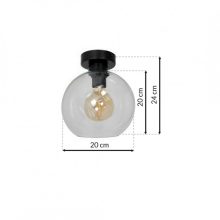 Ceiling  lamp SOFIA CLEAR 1xE27