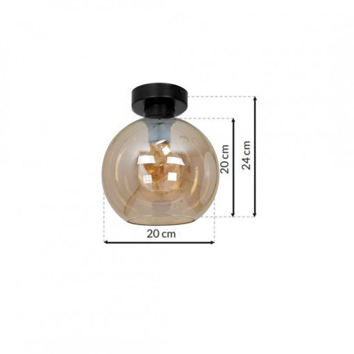 Ceiling  lamp SOFIA AMBER 1xE27
