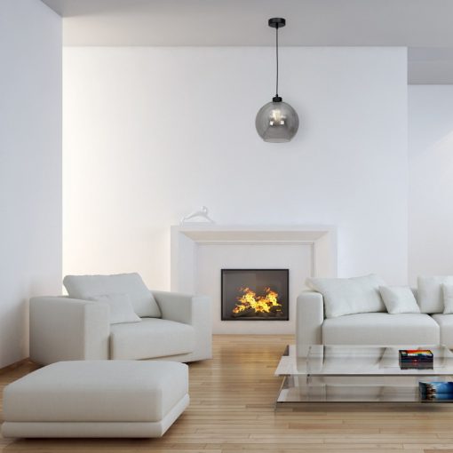 Pendant lamp SOFIA SMOKED 1xE27