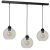 Pendant lamp SOFIA CLEAR 3xE27