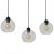 Pendant lamp SOFIA CLEAR 3xE27