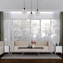 Pendant lamp SOFIA CLEAR 3xE27