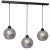 Pendant lamp SOFIA SMOKED 3xE27